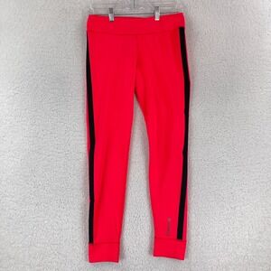 Reebok Pink Full Length Leggings Womens Athletic Yoga Gym Workout Size Medium‎